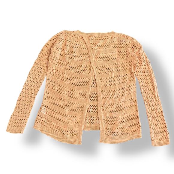 Michael Stars Open Knit Crew Neck Long Sleeve Top
Womens Size M/L‎ Coral - Picture 5 of 7